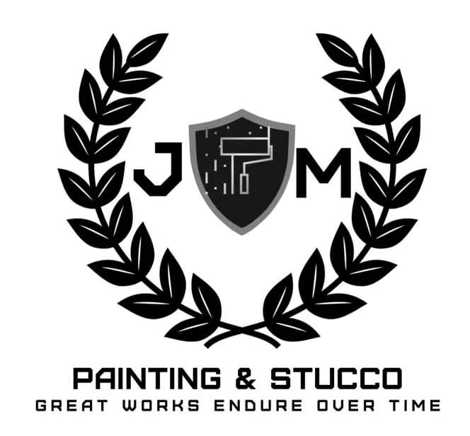 Logo for Jm Painting And Stucco Inc, a painting company in Northfield, Illinois.