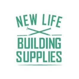 Logo for New Life Building Supplies, a painting company in Charlotte, North Carolina.