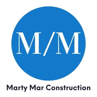 Logo for Marty Mar Construction, LLC, a painting company in Chicago, IL.