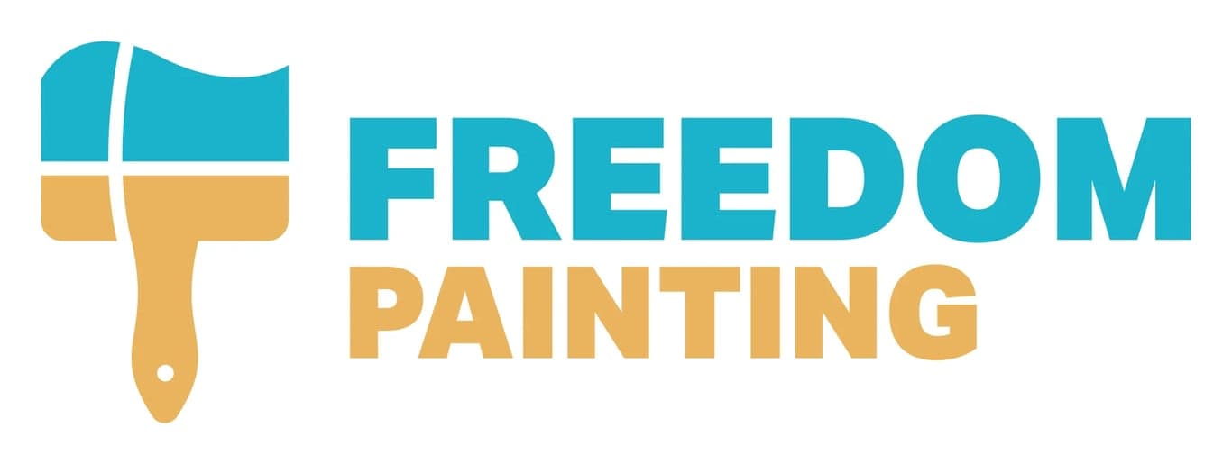 Logo for Freedom Painting, a painting company in Wilmington, NC.