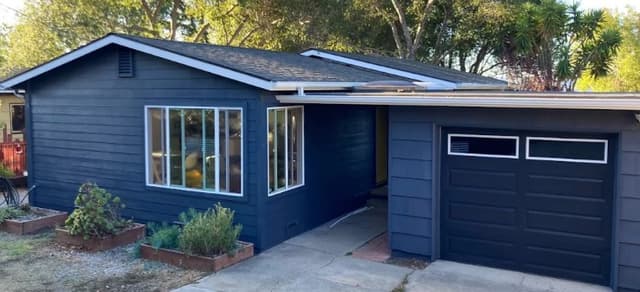 White Chooz Painters logo with blue background placeholder for paintig company logos