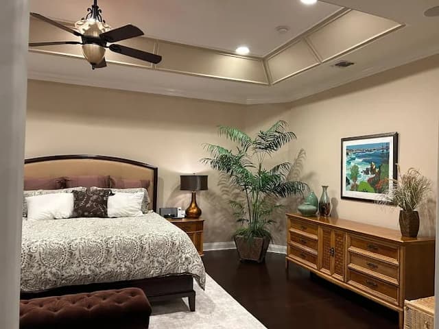 White Chooz Painters logo with blue background placeholder for paintig company logos