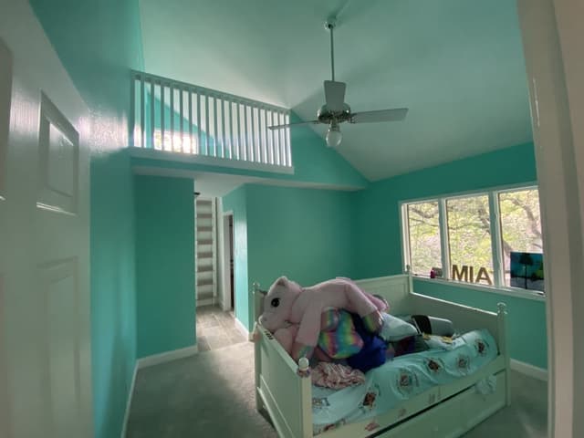 White Chooz Painters logo with blue background placeholder for paintig company logos