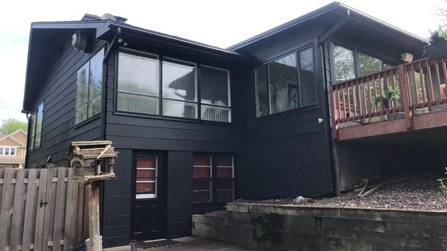 White Chooz Painters logo with blue background placeholder for paintig company logos