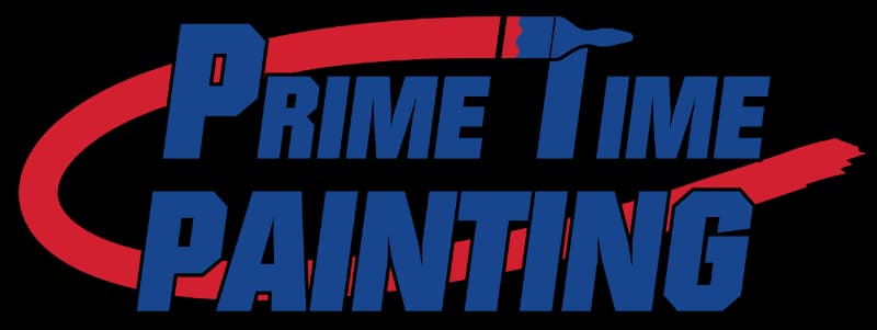Logo for Prime Time Painting, Inc., a painting company in St. Charles, Illinois.