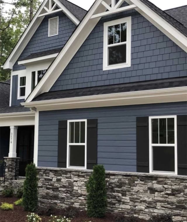 White Chooz Painters logo with blue background placeholder for paintig company logos