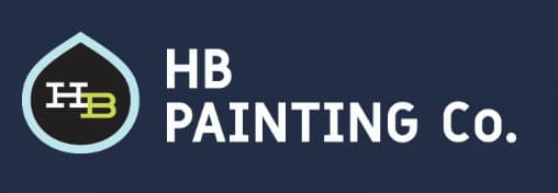 This is an image from HB Painting Co., located in Minnesota. The logo for HB Painting Co. features white lettering on a dark blue background with a stylized house icon and the initials HB inside.