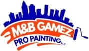 Logo for M&B Gamez Pro Painting LLC, a painting company in Mt Holly, North Carolina.