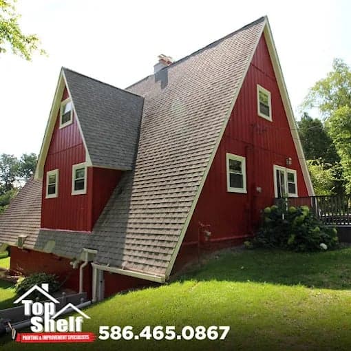 White Chooz Painters logo with blue background placeholder for paintig company logos