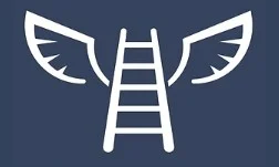 This is an image from Jacob's Ladder Dream Painting Services, located in Nebraska. The logo for Jacob's Ladder Dream Painting Services features a white ladder with wings on a dark blue background.