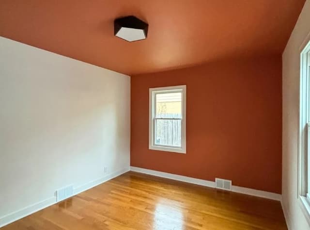 White Chooz Painters logo with blue background placeholder for paintig company logos