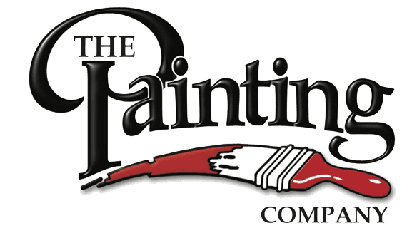 This is an image from Painting Company San Diego, located in California. The logo for The Painting Company features bold black lettering with a red paintbrush graphic forming an underline beneath the company name.