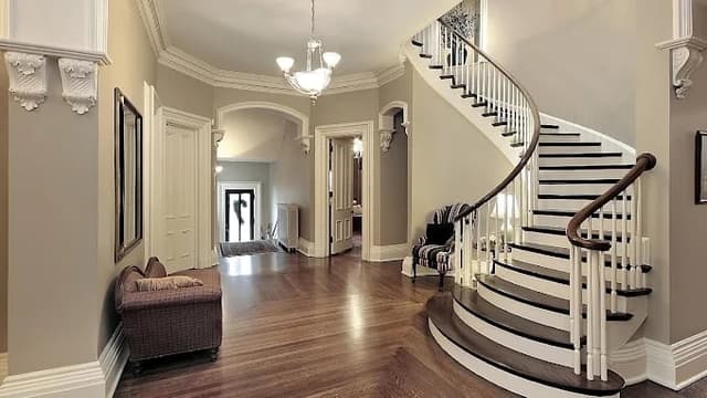 White Chooz Painters logo with blue background placeholder for paintig company logos