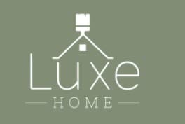 This is an image from Luxe Home Painting, located in Alabama. The logo for Luxe Home Painting features a refined minimalist design with elegant typography and a home icon representing high-end residential painting services.