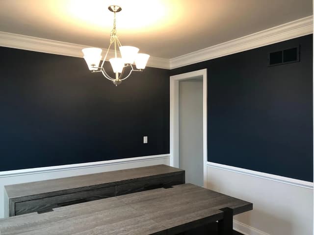 White Chooz Painters logo with blue background placeholder for paintig company logos