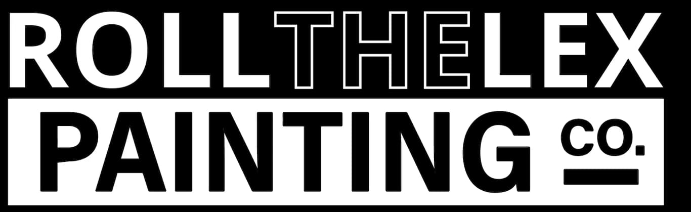 This is an image from RollTheLex Painting LLC, located in Kentucky. The logo for RollTheLex Painting LLC features bold black-and-white lettering with the company name enclosed in a rectangular frame.