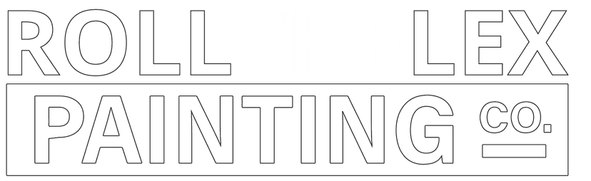 This is an image from RollTheLex Painting LLC, located in Kentucky. The logo for RollTheLex Painting LLC features bold black-and-white lettering with the company name enclosed in a rectangular frame.