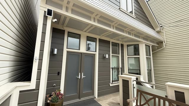 White Chooz Painters logo with blue background placeholder for paintig company logos