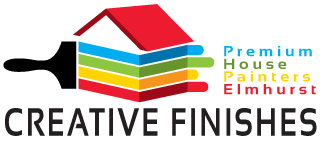 Logo for Creative Finishes Premium House Painters, a painting company in Elmhurst, IL.