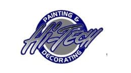 This is an image from Hi-Tech Painting & Decorating Inc, located in Wisconsin. The logo for Hi-Tech Painting & Decorating Inc features stylized blue lettering with a clean, professional design representing residential and decorative painting services.
