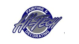 This is an image from Hi-Tech Painting & Decorating Inc, located in Wisconsin. The logo for Hi-Tech Painting & Decorating Inc features stylized blue lettering with a clean, professional design representing residential and decorative painting services.