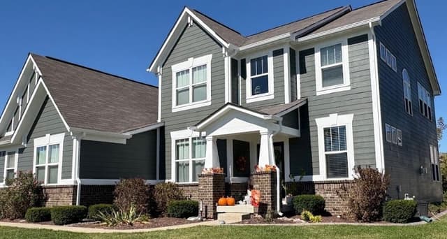 White Chooz Painters logo with blue background placeholder for paintig company logos