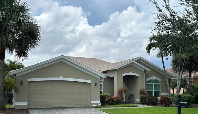 White Chooz Painters logo with blue background placeholder for paintig company logos