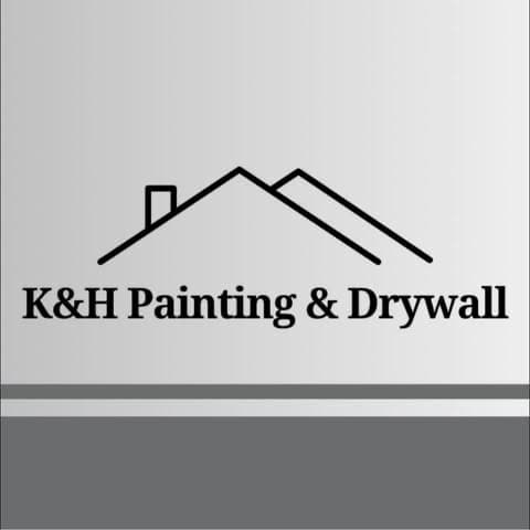 Logo for K&H Painting & Drywall LLC, a painting company in Skokie, IL.