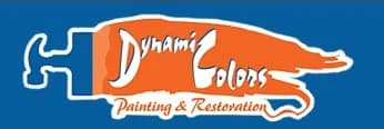 Logo for Dynamic Colors Inc, a painting company in Evanston, Illinois.