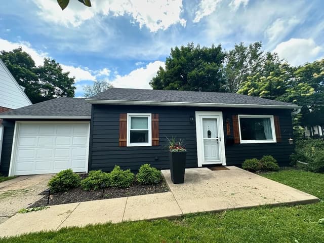 White Chooz Painters logo with blue background placeholder for paintig company logos