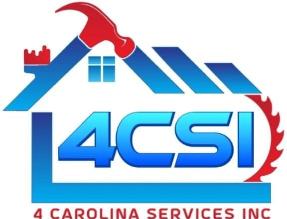 Logo for 4 Carolina Services Inc., a painting company in Walnut Cove, NC.