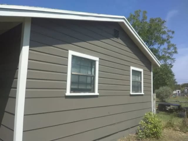 White Chooz Painters logo with blue background placeholder for paintig company logos