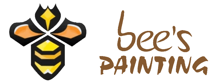 This is an image from Bee’s Painting, located in Indiana. The logo for Bee’s Painting features a stylized bee graphic with bold lettering, representing professional residential painting services.