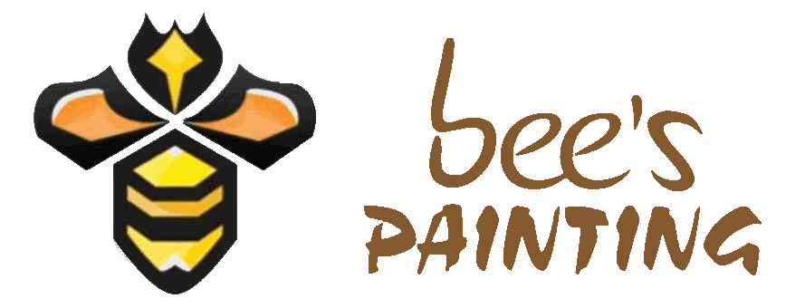 This is an image from Bee’s Painting, located in Indiana. The logo for Bee’s Painting features a stylized bee graphic with bold lettering, representing professional residential painting services.