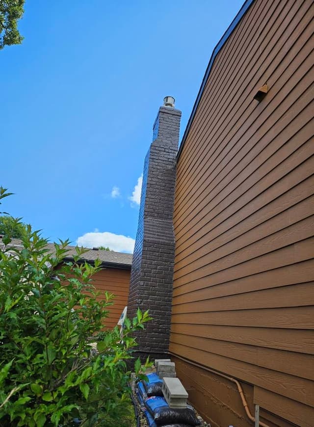 White Chooz Painters logo with blue background placeholder for paintig company logos