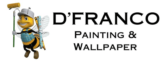 Logo for D'franco Painting & Wallpaper, a painting company in Huntley, Illinois.
