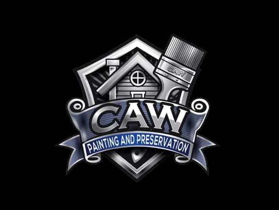 Logo for CAW Painting & Preservation, a painting company in Granville, Ohio.