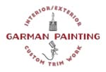 Logo for Garman Painting Custom Decorating, a painting company in Forest Park, Illinois.