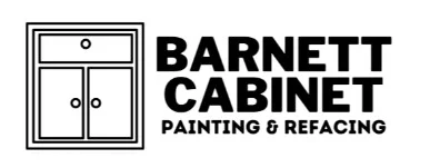 This is an image from Barnett Cabinet Painting & Refacing LLC, located in Minnesota. The logo for Barnett Cabinet Painting & Refacing LLC features a simple cabinet icon with bold black text representing the cabinet painting and refacing company.