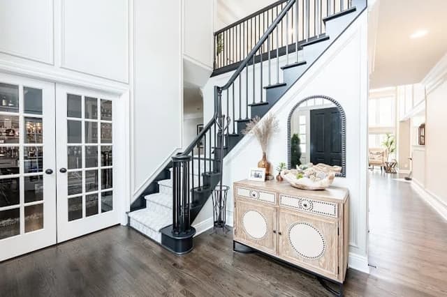 White Chooz Painters logo with blue background placeholder for paintig company logos