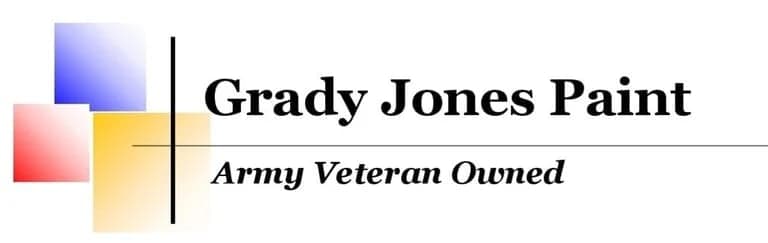 Logo for Grady Jones Paint, a painting company in Garner, NC.