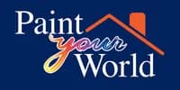Logo for Paint Your World NC, a painting company in Morrisville, NC.