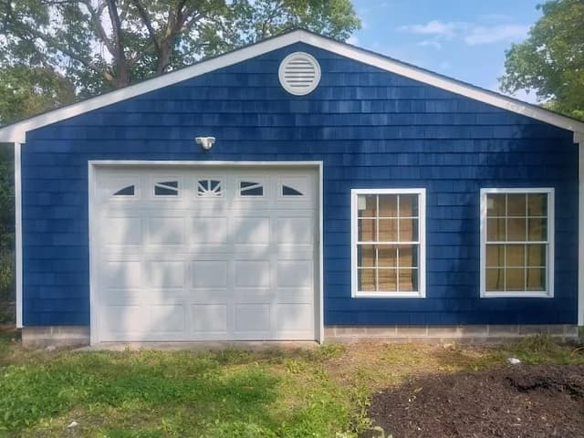 White Chooz Painters logo with blue background placeholder for paintig company logos