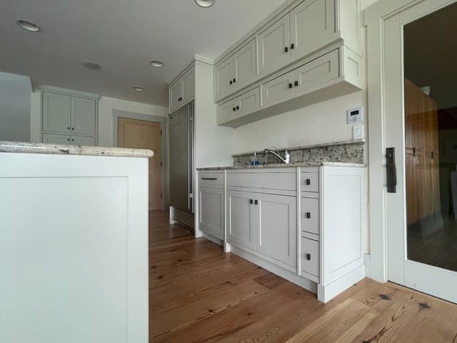 White Chooz Painters logo with blue background placeholder for paintig company logos