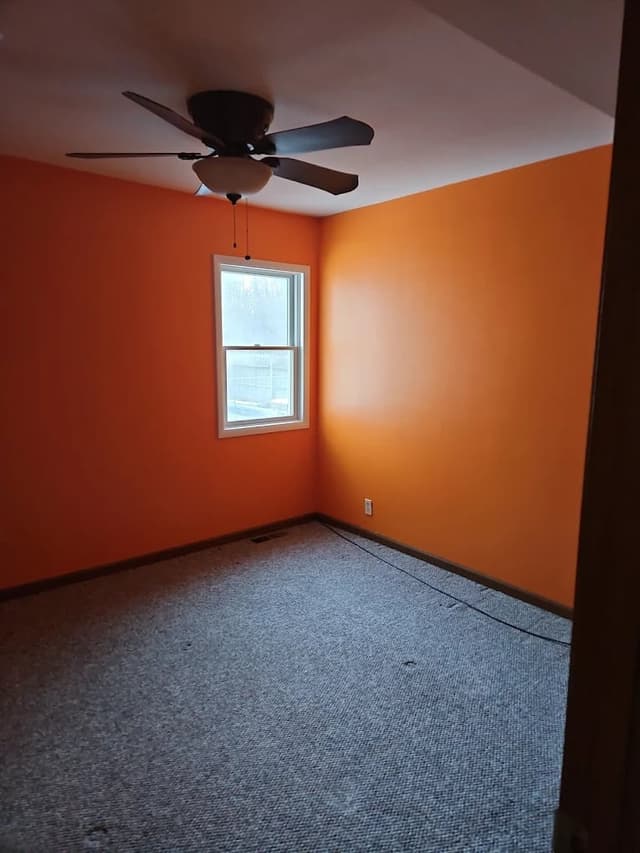 White Chooz Painters logo with blue background placeholder for paintig company logos