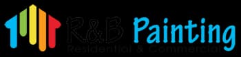 R & B Painting logo for painting services in Cookeville, Tennessee. The image shows the colorful R&B Painting Residential & Commercial logo.