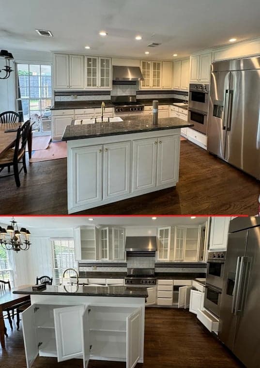 White Chooz Painters logo with blue background placeholder for paintig company logos