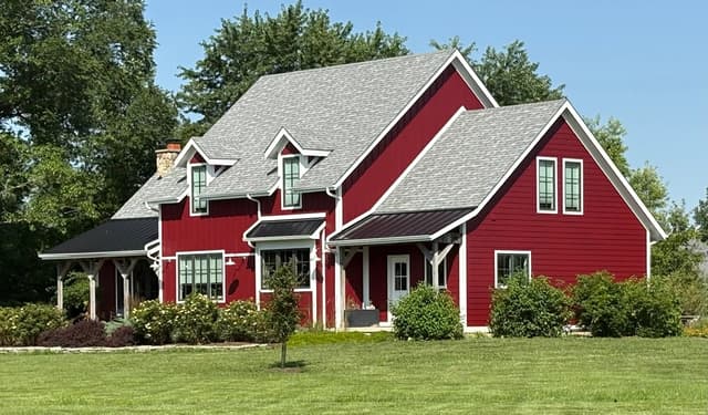 White Chooz Painters logo with blue background placeholder for paintig company logos