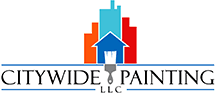 This is an image from Citywide Painting, located in Ohio. The image shows the Citywide Painting company logo with a paint roller graphic and city skyline design, representing a professional residential and commercial painting service.