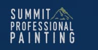 This is an image from Summit Professional Painting, located in Wisconsin. The logo for Summit Professional Painting features clean white lettering on a dark blue background with a mountain graphic, representing professional residential painting services.
